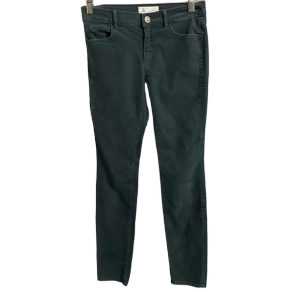 Loft women's size 24 green corduroy pants - Picture 1 of 4